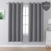 menggutong Blackout Curtains For Bedroom 54 Inches Long Short Room Darkening Window Drapes Thermal Insulated Curtain Panels w/ Grommet 52W X 54L | Wayfair