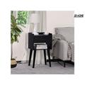 SR-HOME Nightstand, Bed Side Table w/ Drawer Open Shelf, Wood Nightstands, End Table w/ Storage | 26.3 H in | Wayfair SR-HOME08924b0