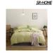 SR-HOME Cozy Aesthetic Bedding Jersey Knit Cotton Duvet Cover Cotton in Green | Wayfair SR-HOME8da9d53