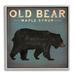 Stupell Industries Vintage Bear Maple Syrup Giclee Texturized Wall Art By Ryan Fowler Wood in Black/Blue/Brown | 24 H x 24 W x 1.5 D in | Wayfair