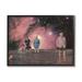 Stupell Industries Surreal Family Vivid Galaxy Planet Giclee Texturized Wall Art By Matheus Lopes Castro in Black/Blue/Brown | Wayfair