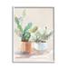 Stupell Industries Potted Cactus Plants Watercolor Giclee Texturized Wall Art By Lanie Loreth in Blue/Brown/Green | 30 H x 24 W x 1.5 D in | Wayfair