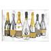 Stupell Industries Radiant Glam Twinkle Champagne Bottles Wall Plaque Art By Ziwei Li | 10 H x 15 W x 0.5 D in | Wayfair aq-533_wd_10x15