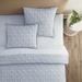 Delphine Block Print Quilted Sham - Euro - Ballard Designs - Ballard Designs