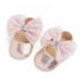 Infant Baby Girls Soft Sole Bowknot Princess Shoes Newborn Prewalker Wedding Dress Flats Toddler Sneaker