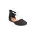 Extra Wide Width Women's The Marlowe Flat by Comfortview in Black (Size 8 WW)