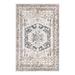 Blue/White 0.25 in Indoor Area Rug - August Grove® Bracamonte Oriental Ivory/Blue/Beige Area Rug Polypropylene | 0.25 D in | Wayfair