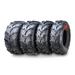 WANDA Premium 8 Ply ATV/UTV Tires 23x8-11 front & 24x10-11 Rear Mud Sling