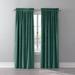 Wide Width BH Studio Velvet Rod-Pocket Panel by BH Studio in Mistletoe Green (Size 50" W 95" L) Window Curtain