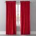 Wide Width BH Studio Velvet Rod-Pocket Panel by BH Studio in Santa Red (Size 50" W 108"L) Window Curtain