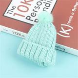 Knitted Doll House Decoration Kids Toy Knitted Hat for 1/6 Dollhouse Dolls Cap Dolls Accessories Doll House Decor Doll Hat GREEN