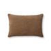 Birch Lane™ Lumbar Rectangular Pillow Cover Polyester/Polyfill in Brown | 16 H x 26 W x 6 D in | Wayfair C799C6A0F5CA436BB0816DBA14A4D892