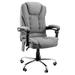 Inbox Zero Kaysee Executive Chair Upholstered in Gray | 47.3 H x 26 W x 26.5 D in | Wayfair A62348A836454AD49036D16E1FAE918F