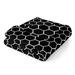 George Oliver Ultra Soft Oversized Plush Honeycomb Throw Blanket Polyester in Black | 70 H x 50 W in | Wayfair 1354068D1DEC475DBA6C1B0F7F65EAE3