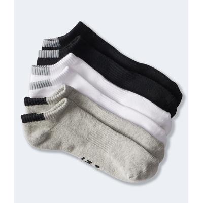 Aeropostale Womens' Neutral Ankle Sock 3-Pack - Multi-colored - Size One Size - Cotton