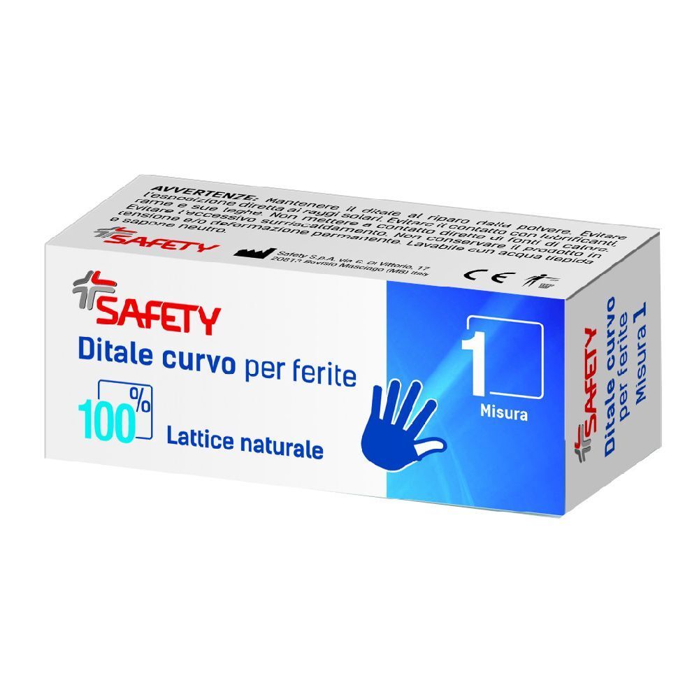 Safety Ditale in Lattice Curvo Taglia 5 12 pz Copertura per le dita