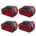 Vinida 4PACK for 6.0Ah 20V Black&Decker Lithium Battery Compatible with LB2X4020 LBXR20-OPE LB20 LBX20 LB2X4020 LB2X4020-OPE