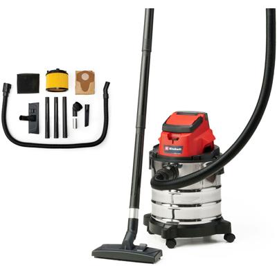 EINHELL Nass-Trocken-Akkusauger "TC-VC 18/20 Li S - Solo", rot (rot, schwarz, silberfarben), B:32,5cm H:51cm T:32cm, Akkusauger, Power X-Change, ohne Akku und Ladegerät Image