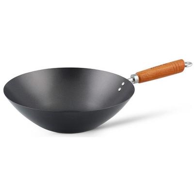 Wok KEN HOM "Classic", grau (anthrazit), H:11cm Ø:31cm, Pfannen, Ø 31 cm Image
