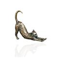 Marquise Jewellery Bronze Cat Stretching - Bronze Miniature Figures - Butler & Peach.