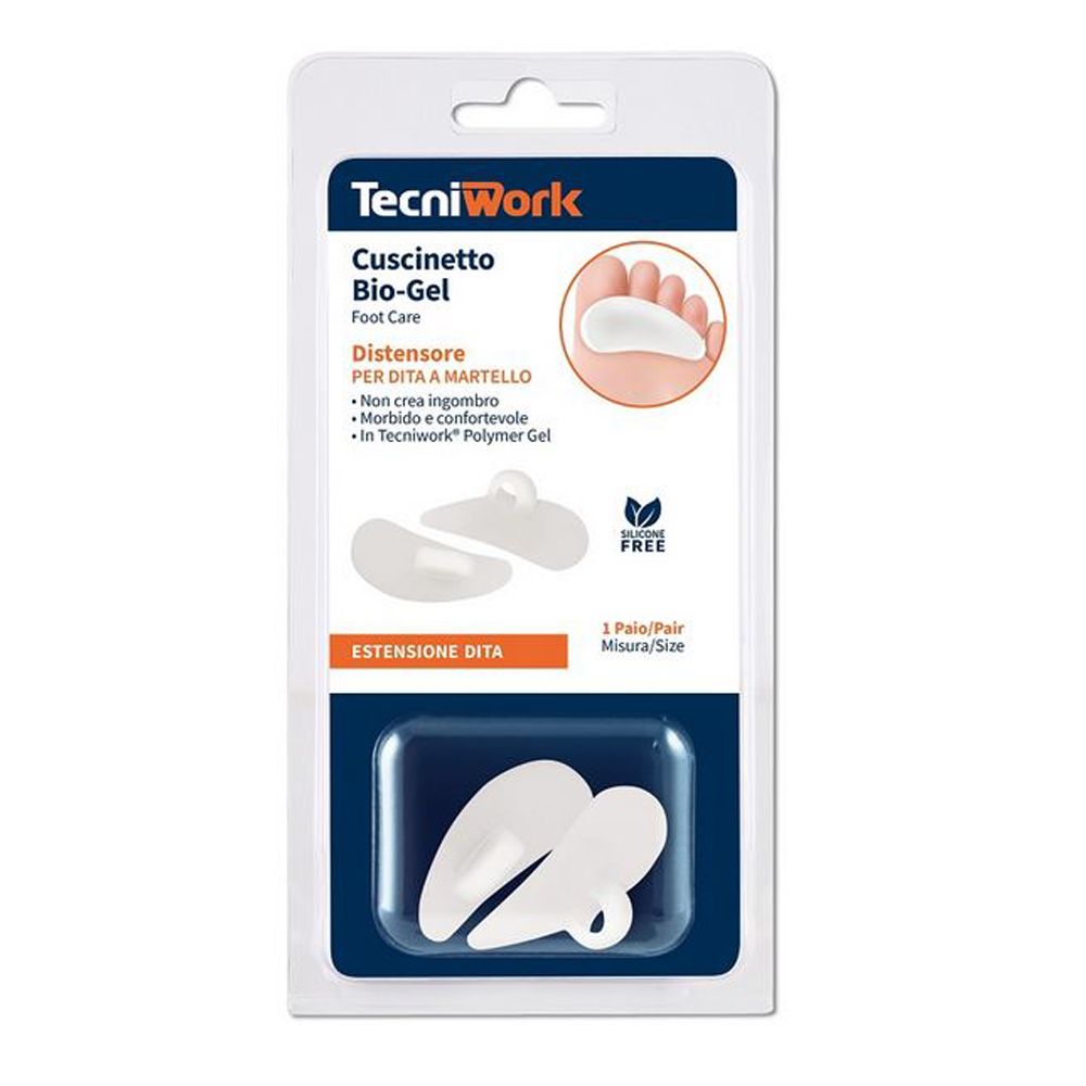 Tecniwork Biogel Cuscinetto Distensore per Dita a Martello Misura S 1