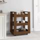 vidaXL Kitchen Trolley Brown Oak 60x45x80 cm Engineered Wood