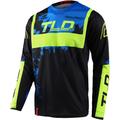 Troy Lee Designs GP Astro 2022 Motocross Jersey, schwarz-gelb, Größe 2XL