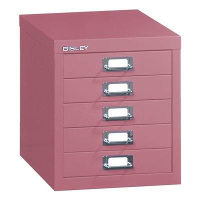 Bisley Schubladenschrank »MultiDrawer« A4, einbahnig, 5 Schübe pink, 27.9x32.5x38 cm Image