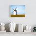 Big Windmill - 08X10 Print On Canvas in Blue/Brown Begin Edition International Inc | 8 H x 10 W x 1.5 D in | Wayfair 2080-0810-LA192