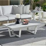 South Beach Outdoor Coffee Table Stone/Concrete/Metal in Brown/Gray Coastal Living™ by Universal Furniture | 15 H x 54 W x 28 D in | Wayfair