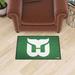 Green 30 x 19 x 0.25 in Kitchen Mat - FANMATS Hartford Whalers_Retro NHL Hartford Whalers Starter Mat Accent Rug - 19In. X 30In. Plastic | Wayfair