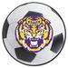 27 x 27 x 0.25 in Kitchen Mat - FANMATS LSU_LSU Tigers Soccer Ball Rug - 27In. Diameter Plastic | 27 H x 27 W x 0.25 D in | Wayfair 35747