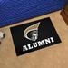 Black/White 30 x 19 x 0.25 in Kitchen Mat - FANMATS Anderson (SC)_Anderson (SC) Trojans Alumni Starter Mat Accent Rug - 19In. X 30In. Plastic | Wayfair