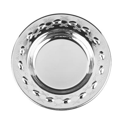 Tray For Mini Kiddush Cup 925 Silver Coated XP Design 4"