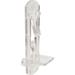 Prime-Line Shelf Support Peg Bracket | 4.82 H x 1.88 W x 1.5 D in | Wayfair R 7316