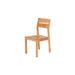 Porter Designs Bauhaus Mid-Century Modern Solid Acacia Wood Dining Chair, Natural