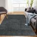 Wool Carpet Non-woven Bottom 100% polypropylene 1300g Fleece 1.2 inch Wool Height Modern Area Rug Large Floor Mat and Rug for Living Room Dark Gery 4 *6
