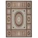 Aubusson Weave 982437 7 ft. 8 in. x 10 ft. 9 in. Ab005 Flat Woven Area Rug Brown
