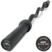 XPRT Fitness 54 Olympic EZ Curl Barbell Bar Weightlifting Rated 600lbs. Black