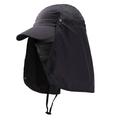 Outdoor Sport Hiking Visor Hat UV Guard Face Neck Cover Fishing Sun Protection Cap