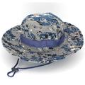 Tejiojio Fall Clearance Outddor Sun Hat Bucket Hat Unisex Summer Bush Fishing Hiking Round Camouflage Cap