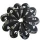 10Pcs/Pack Golf Iron Covers Set Golf Club Head Cover Golf Covers 7 8 9 S A P Headcover Fit Most Irons Soft Waterproof