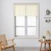 Fashnice Half Window Curtain Decor Kitchen Curtains Rod Pocket Simple Short Valance Semi-sheer Living Room Luxury Tiers Panels Solid Color Home Beige W:54 x H:35