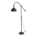 17 Stories 66.5" Arched Floor Lamp Metal in Black | 66.5 H x 21.5 W x 10.5 D in | Wayfair 80763B8F465A446A89B9FBBE60A55C50
