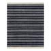 Blue/Gray 120 x 94 x 0.5 in Area Rug - Dovecove Lariat Rug-Navy Blue Wool/Jute & Sisal | 120 H x 94 W x 0.5 D in | Wayfair
