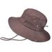 labakihah bucket hat summer outdoor sun hat protection bucket boonie cap solid adjustable fishing hat sun hat coffee