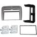 2 Din Car Radio Fascia Fit for Punto 2005-2009 Left Wheel Dash Mounting Installation Trim Frame Stereo Kit