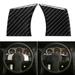 Gerich 2 Pcs Carbon Fiber Car Steering Wheel Button Cover Trim for Nissan 350Z 2003-2009