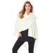 Women's Oversized Shawl by Accessories For All in Ivory