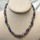 Anthropologie Jewelry | Amethyst And Silver Canton Necklace | Color: Silver | Size: Os